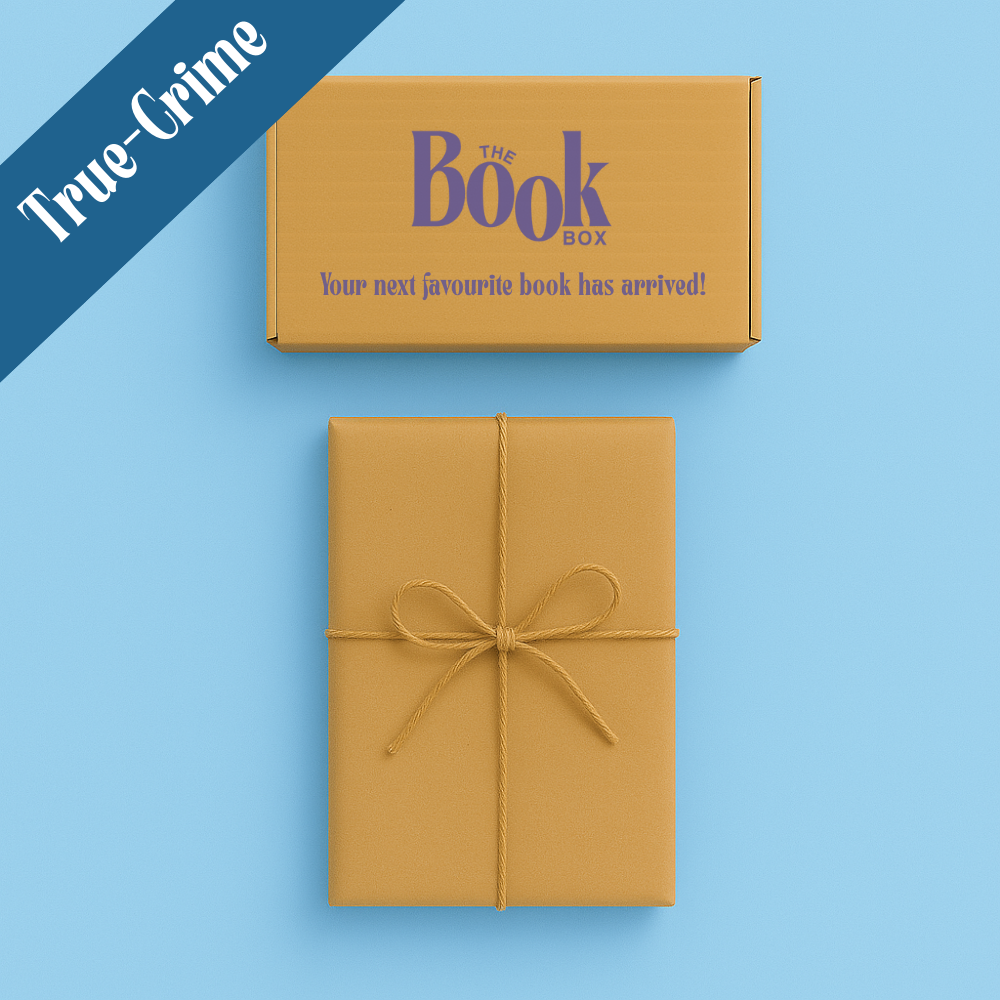 Blind date with a book - True Crime edition. Hand-wrapped true crime novel for thrill-seeking readers.