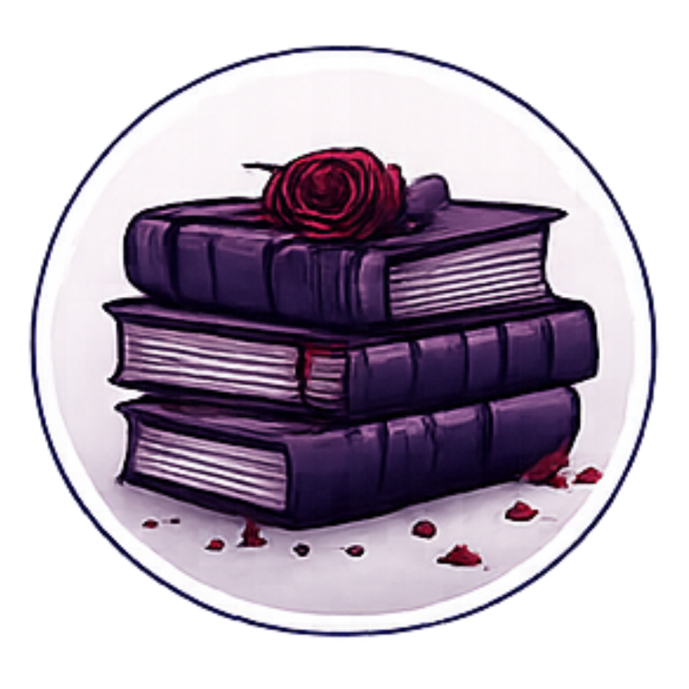 Stack of dark romance books