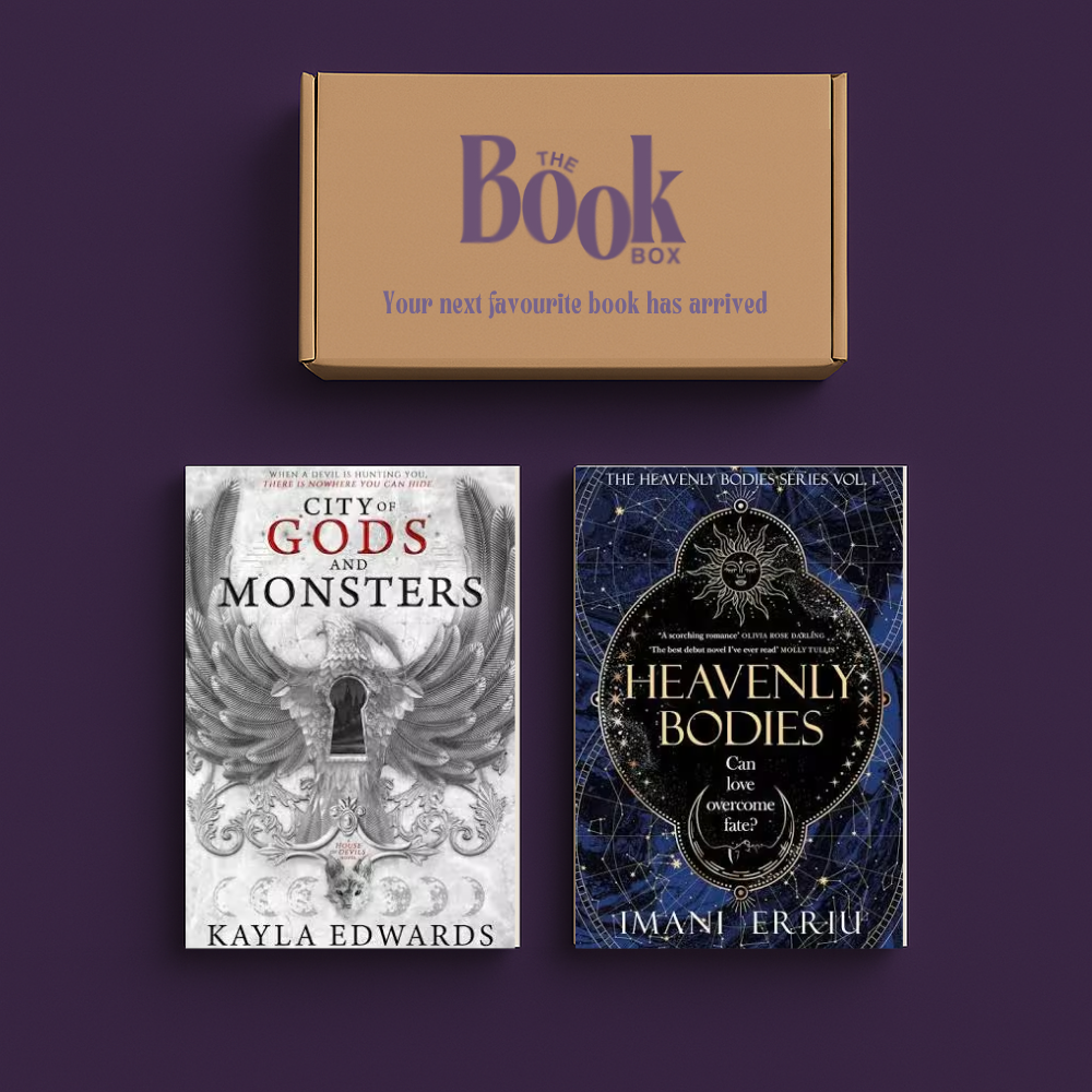 Featured dark romance books included in the monthly subscription box