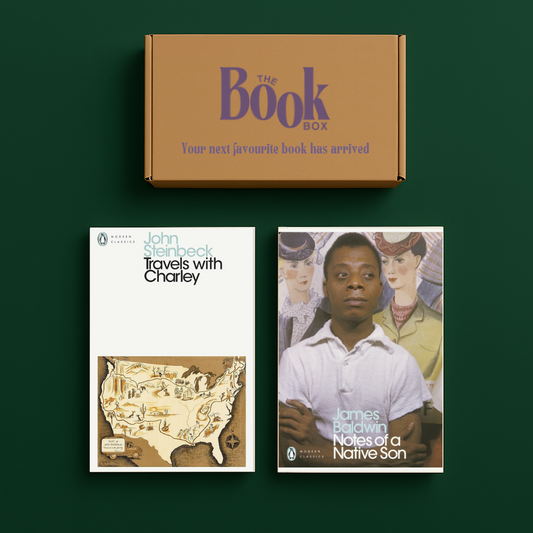 Non-Fiction Book Subscription Box with two curated non-fiction books delivered monthly.